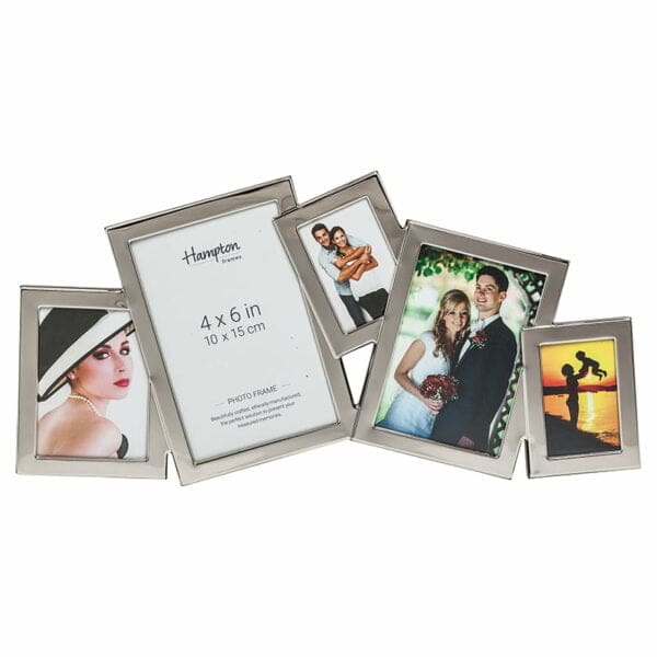 Accent 5 Aperture Silverr Photo Frame