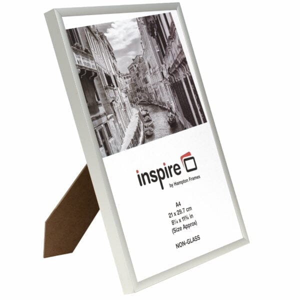 Silver A4 aluminium photo frame