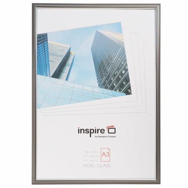 Elegant small smoked glass photo frame