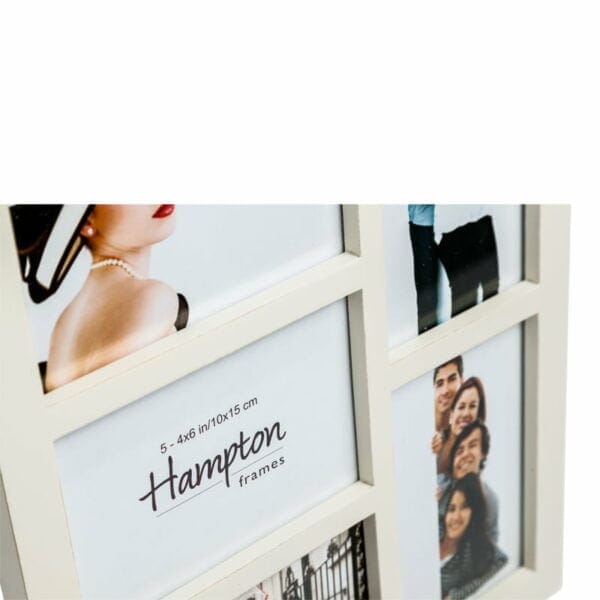 Gallery 5 Aperture 4X6 White Photo Frame