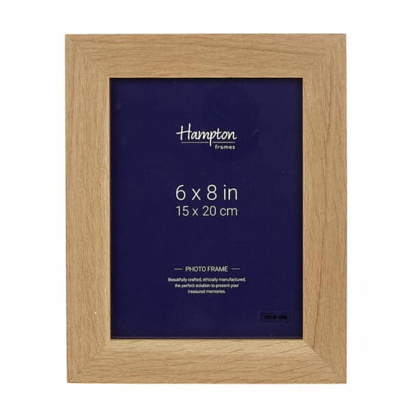 Solid Oak 6x8 Photo Frame