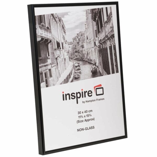 Black wooden photo frame from Photo Frames UK