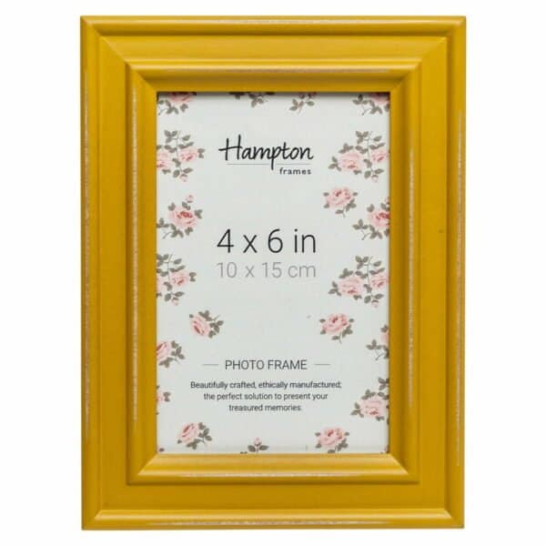 Paloma 4x6 Mustard Yellow Photo Frame