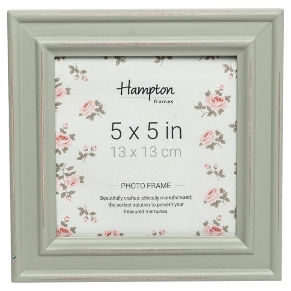 Paloma 5x5 Sage Green Square Photo Frame