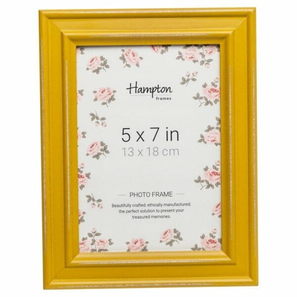 Paloma 5x7 Mustard Yellow Photo Frame