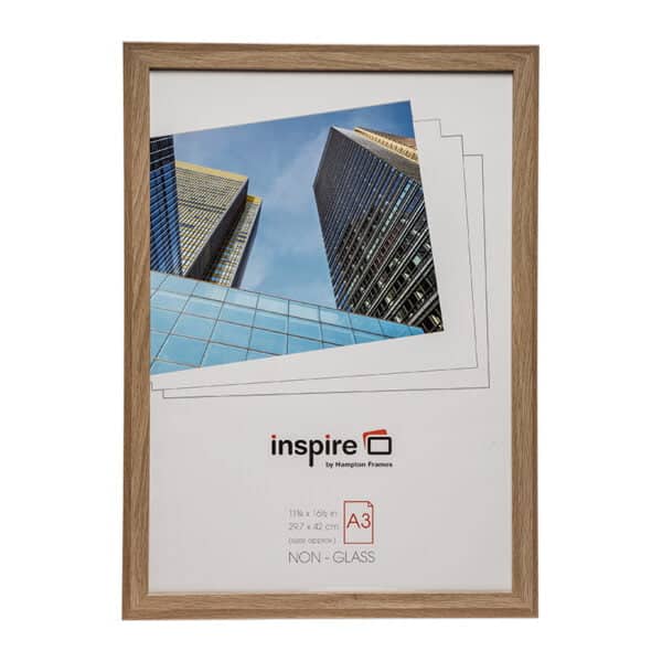 Oxford A3 Oak Certificate Frame