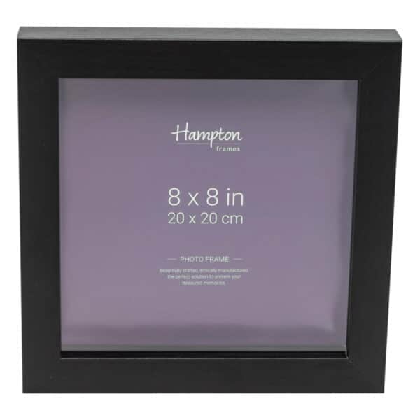 Nordic Black 8x8 Square Box Frame