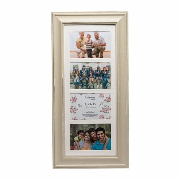 Elegant Silver Grey Photo Frame from ERI446SGRY-F