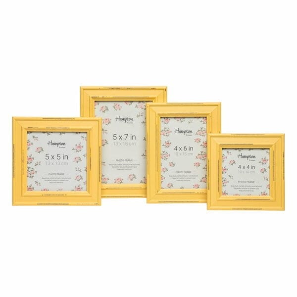 Paloma 4x4 Yellow Photo Frame