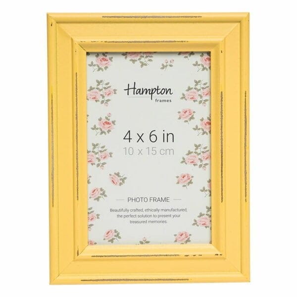 Paloma 4x6 Yellow Photo Frame