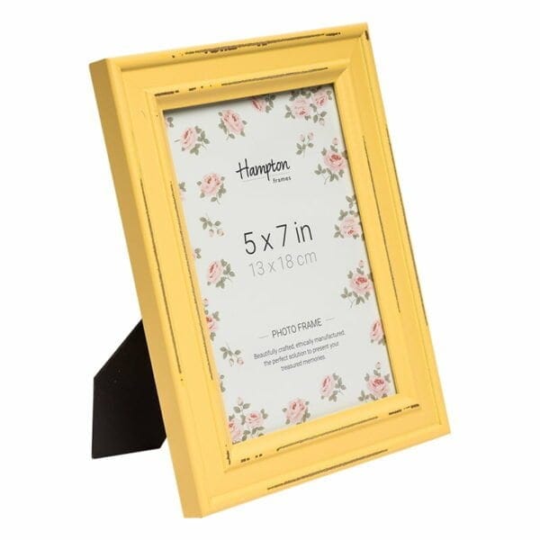 Paloma 5x7 Yellow Photo Frame