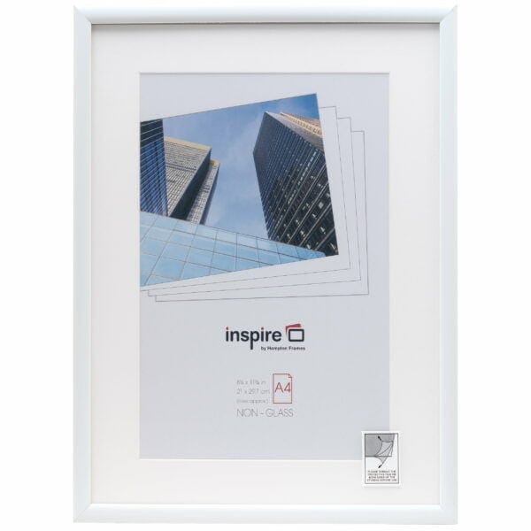 White A4 Hopa photo frame