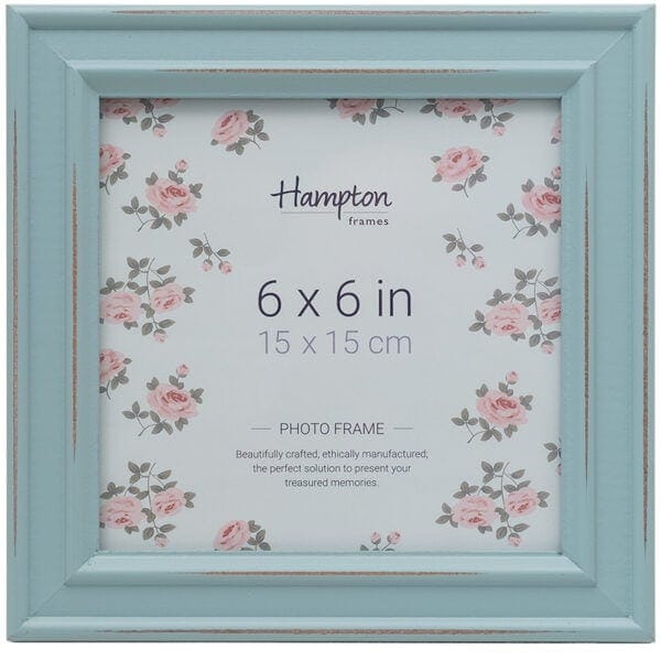 Paloma 6x6 Blue Photo Frame