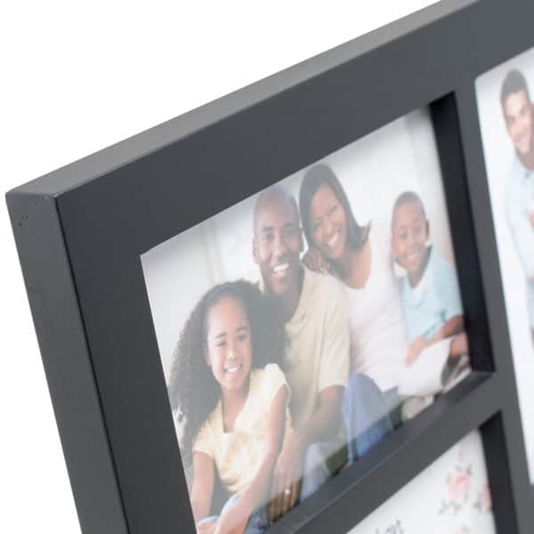 Gallery  5 Aperture 4X6 Black Photo Frame