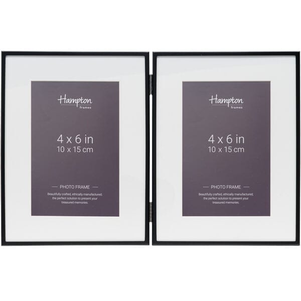 Madrid 4x6 Narrow Black Photo Frame