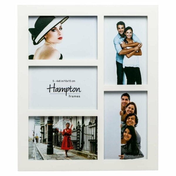 White gallery aperture photo frame