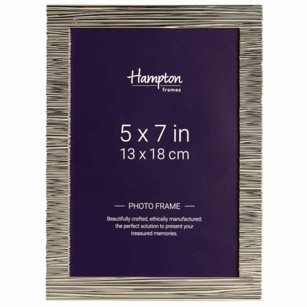 Embossed Metal Contoured Frame with 15mm Wide & 10mm Deep Profile. Glass Aperture(s)