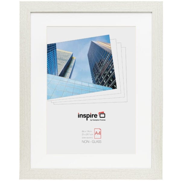 Framed photo of skyscrapers in Inspire frame